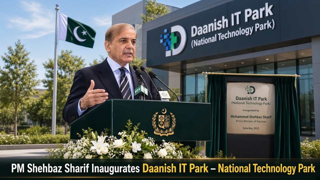 PM Shehbaz Sharif Inaugurates Daanish IT Park to Accelerate Pakistan’s Tech-Led Growth