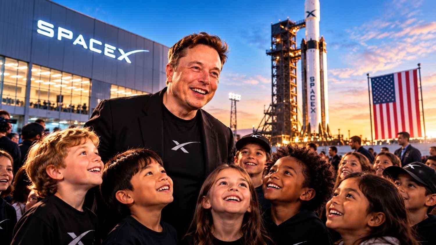 Elon Musk Pledges SpaceX Shares to Every American Child in 2027